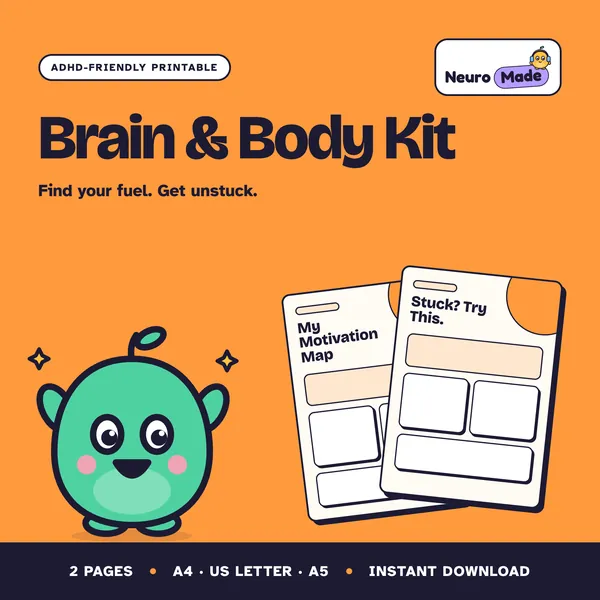 Brain and Body Kit: ADHD printable cover