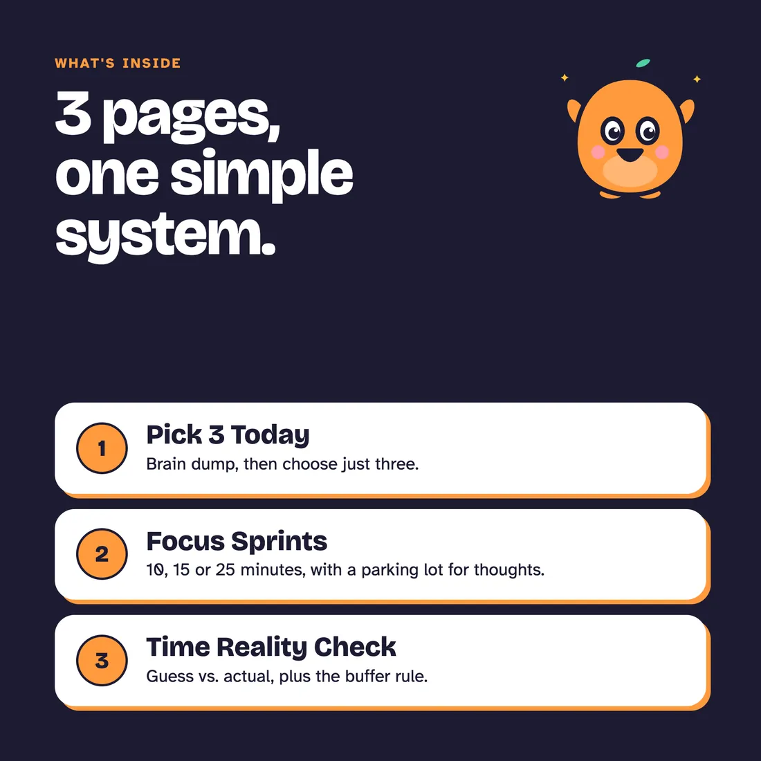 Focus and Time Kit: What's inside