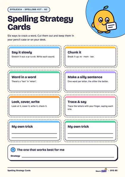Dyslexia Complete Set page 5 preview