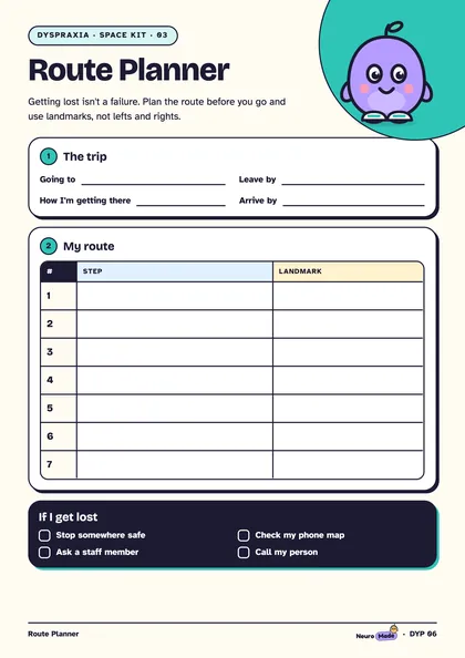 Dyspraxia Complete Set page 6 preview